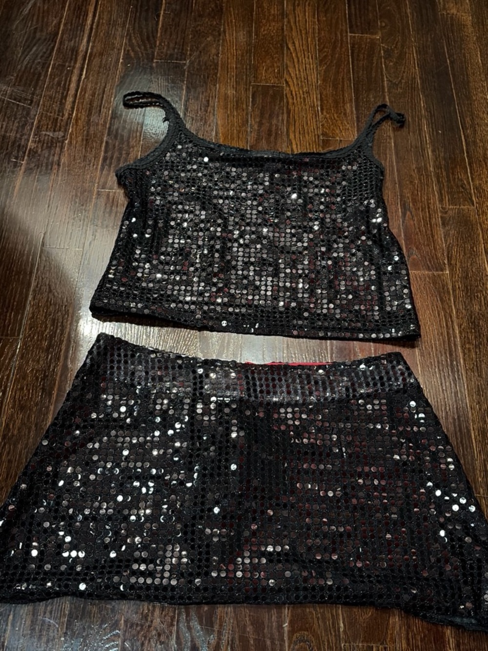Black Sequin Mini Skirt - Sleek Party Style